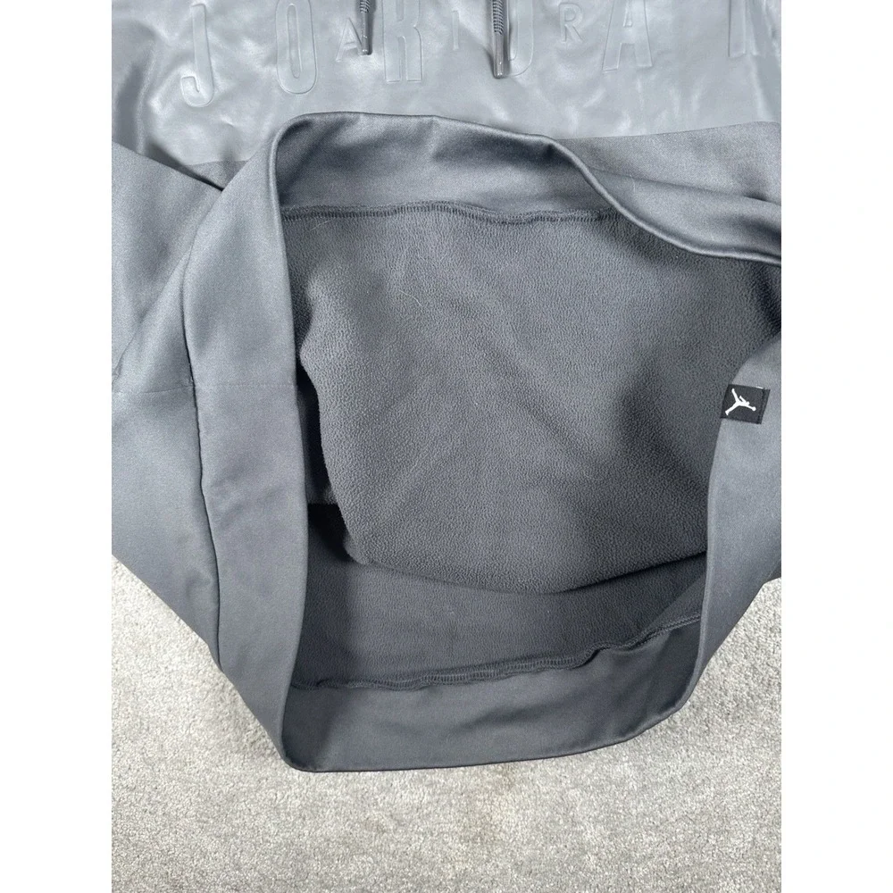 Jordan Therma-Fit Hoodie Men‎ Gray On Gray L/S Pullover Athletic Size XL Jumpman